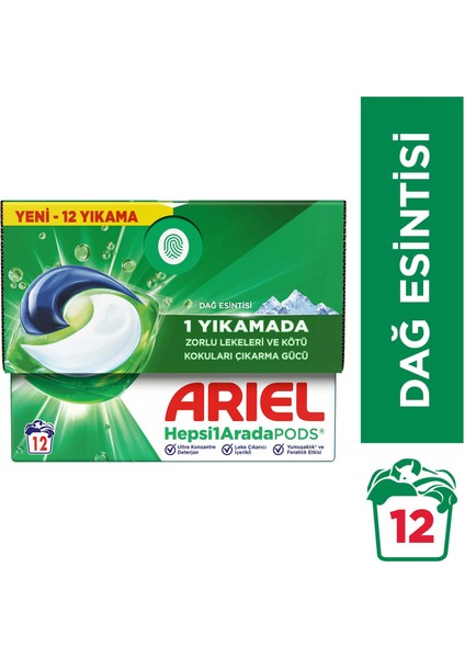 Pods Kapsül Çamaşır Deterjanı Baz 12'li
