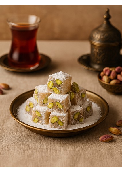 Duble Fıstıklı Lokum (Çifte Kavrulmuş)