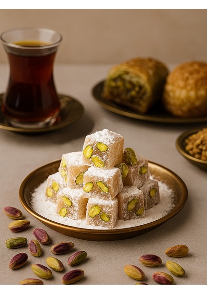 Duble Fıstıklı Lokum (Çifte Kavrulmuş) fiyatları