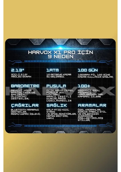 Hx Watch X1 Pro Akıllı Saat Iphone ve Android Tüm Telefonlara Uyumlu fiyatları