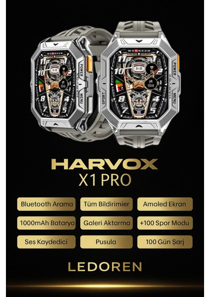 Hx Watch X1 Pro Akıllı Saat Iphone ve Android Tüm Telefonlara Uyumlu