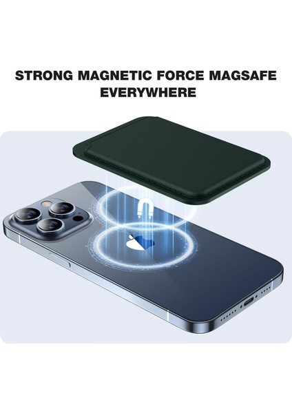 Magsafe Cüzdan Magsafe Kartlık Tüm Magsafe Telefonlar Ile Uyumlu Deri Kartlık modelleri