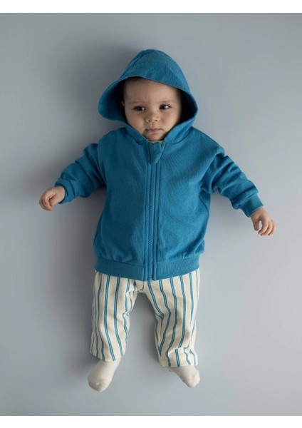 Lcw Baby Ekru Bisiklet Yaka Baskılı Erkek Bebek 3'lü Takım