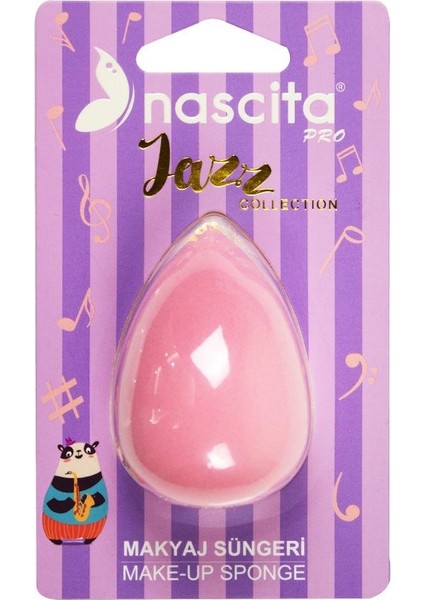 Jazz Makyaj Süngeri Siyah Renkli Profesyonel Kullanım İçin Özel Tasarım