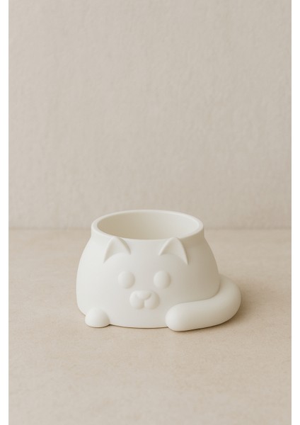 Modern Kedi Figür Sukulent Saksısı modelleri