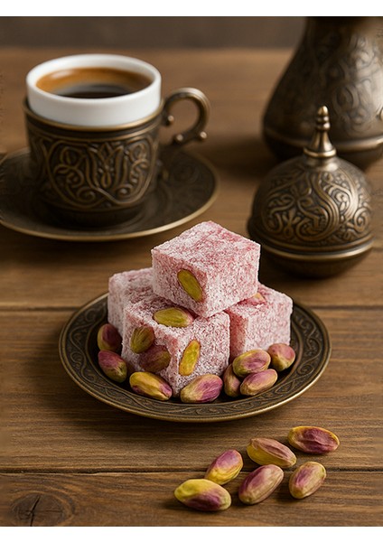 Narlı Ballı Duble Fıstıklı Lokum modelleri