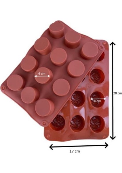 Silikon Kek Kalıbı Yuvarlak Güllü fiyatları