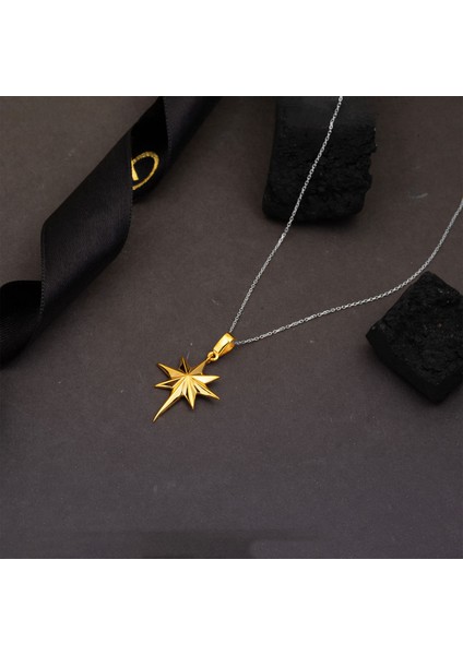 22 Ayar Altın Kuzey Yıldızı Kolye Ucu fırsatları