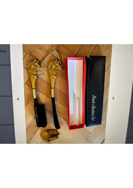 Avrupa Üretimi Fırça ve Ayakkabı Çekeceği Seti 28 cm Boylarında