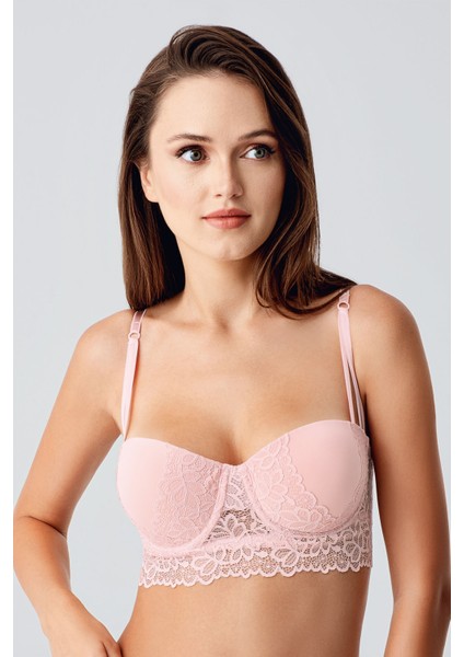 Kadın Destekli B Cup Dantelli Sütyen , 338425