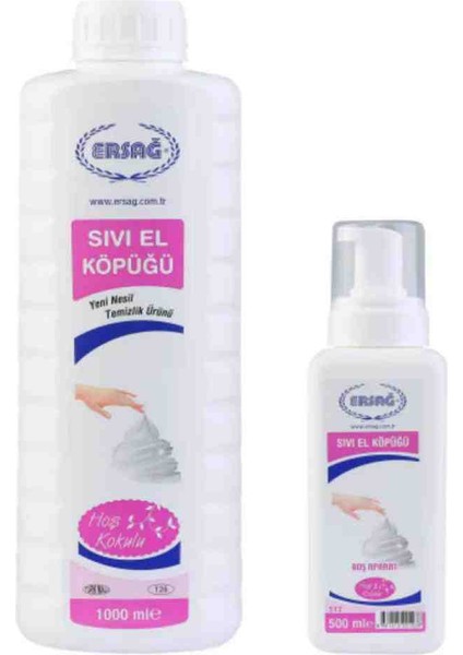 Aparatlı Sıvı El Köpüğü 1000 ml + Aparatlı