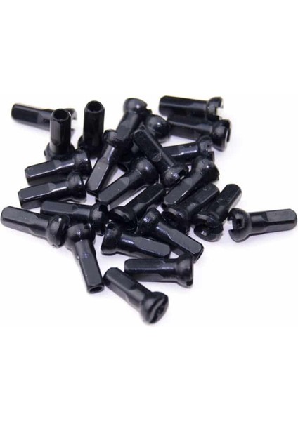 16 mm Çelik Jant Teli Başlığı Siyah (144 Adet )