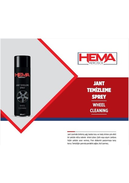 Jant Parlatıcı Temizleme Spreyi 500ML