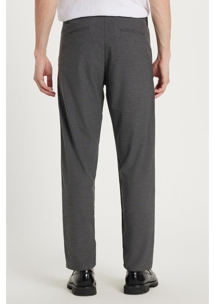 Erkek Slim Fit Dar Kesim Esnek Yan Cepli Bilek Boy Canvas Kesim Koyu Gri Pantolon indirimleri