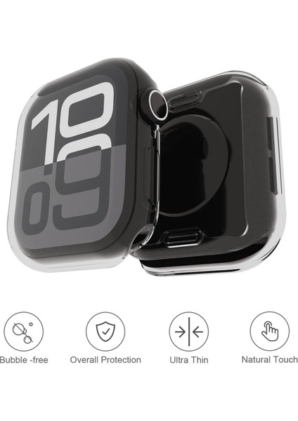 Watch 10 42MM Uyumlu Şeffaf Yumuşak Tpu Kasa Koruyucu modelleri