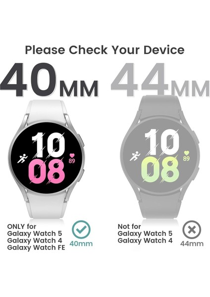 Samsung Galaxy Watch Fe 40MM Uyumlu Sert Pc Kasa ve Ekran Koruyucu Kılıf fiyatları
