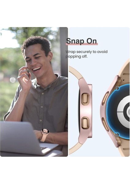 Samsung Galaxy Watch Fe 40MM Uyumlu Sert Pc Kasa ve Ekran Koruyucu Kılıf