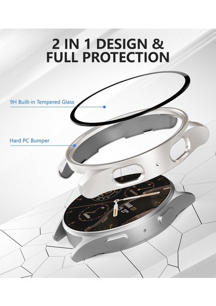 Galaxy Watch Fe 40MM Uyumlu Sert Pc Kasa ve Ekran Koruyucu Kılıf Uyumlu fırsatları