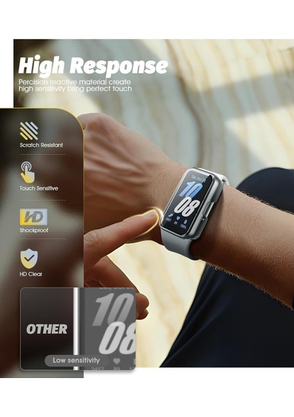 Huawei Watch Fit 3 Uyumlu 360 Tam Kapatan Kasa ve Ekran Koruyucu
