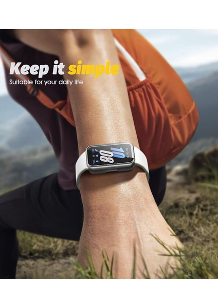 Huawei Watch Fit 3 Uyumlu 360 Tam Kapatan Kasa ve Ekran Koruyucu