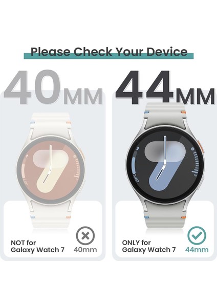 Samsung Galaxy Watch 7 44MM Uyumlu Sert Pc Kasa ve Ekran Koruyucu Kılıf fiyatları