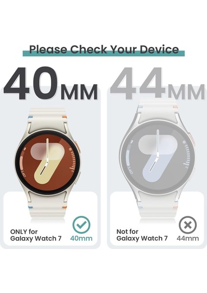 Galaxy Watch 7 40MM Uyumlu Sert Pc Kasa ve Ekran Koruyucu Kılıf fiyatları