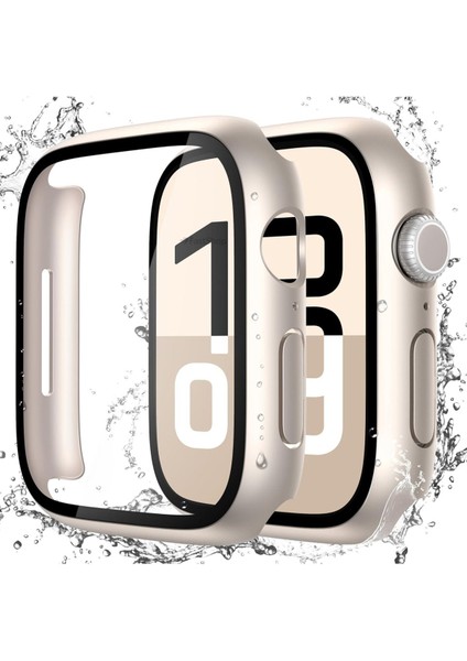 Apple Watch 10 42MM Uyumlu Sert Pc Kasa ve Ekran Koruyucu Kılıf