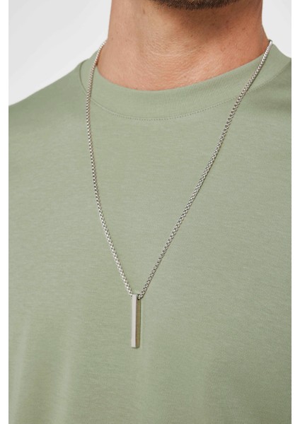 Unisex Relax Fit Rahat Kesim %100 Pamuk Yumuşak Dokulu Hafif Kalın Yeşil Bisiklet Yaka Tişört modelleri