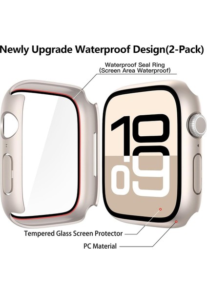 Watch 10 46MM Uyumlu Sert Pc Kasa ve Ekran Koruyucu Kılıf indirimleri