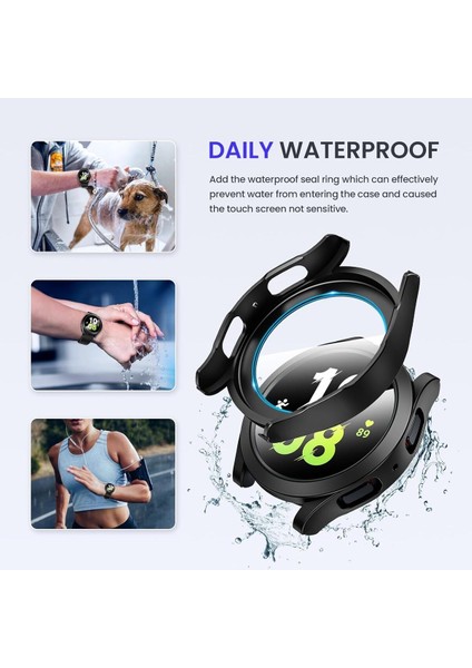 Galaxy Watch 4 / 5 44MM Uyumlu Kasa ve Ekran Koruyucu 360 Tam Koruma Sert Pc Kasa Koruyucu modelleri