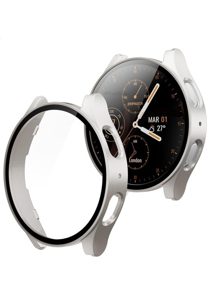 Samsung Galaxy Watch 7 40MM Uyumlu Sert Pc Kasa ve Ekran Koruyucu Kılıf