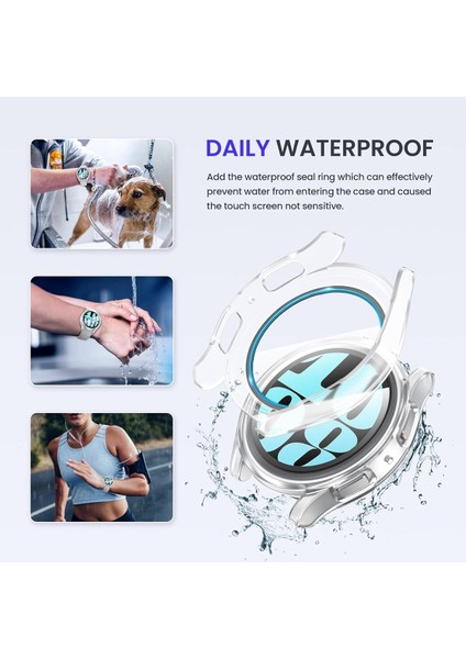 Galaxy Watch 4 / 5 44MM Uyumlu Kasa ve Ekran Koruyucu 360 Tam Koruma Sert Pc Kasa Koruyucu modelleri