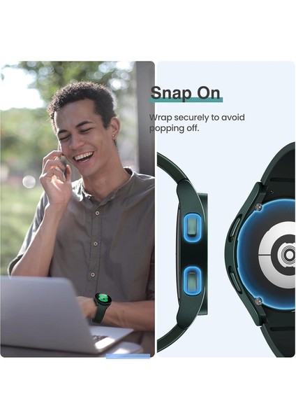 Galaxy Watch Fe 40MM Uyumlu Sert Pc Kasa ve Ekran Koruyucu Kılıf