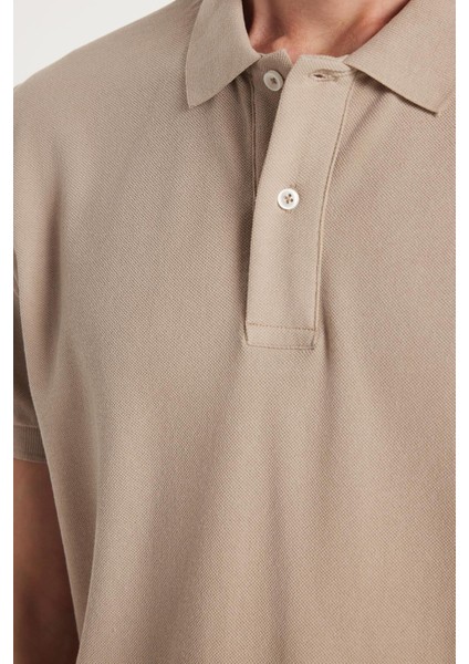 Erkek Regular Fit Klasik Kesim Pamuklu Yumuşak Dokulu Serin Tutan Kumaş Düz Taş Polo Yaka Tişört modelleri