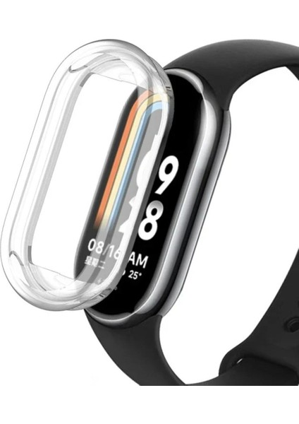 Xiaomi Mi Band 8 Uyumlu Şeffaf Yumuşak Tpu Kasa Koruyucu