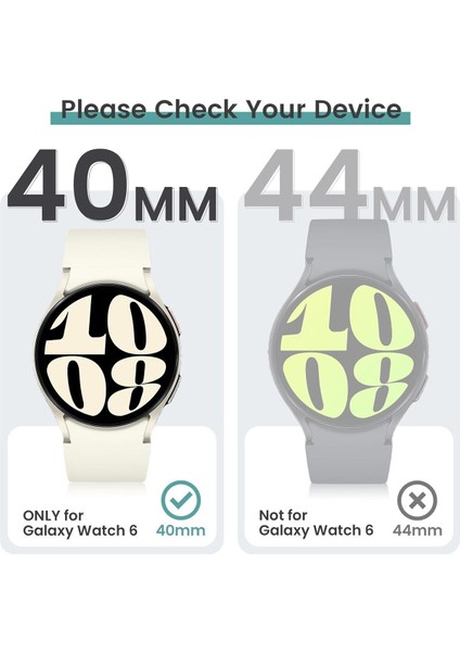 Galaxy Watch 7 40MM Uyumlu Sert Pc Kasa ve Ekran Koruyucu Kılıf fiyatları