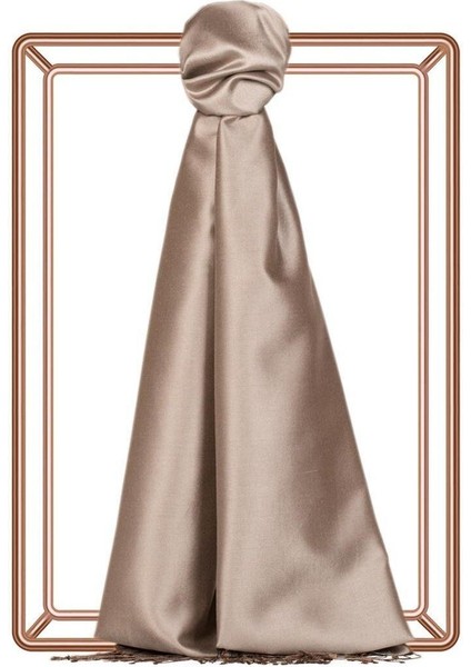 Çift Taraflı Ipek Şal - Taş