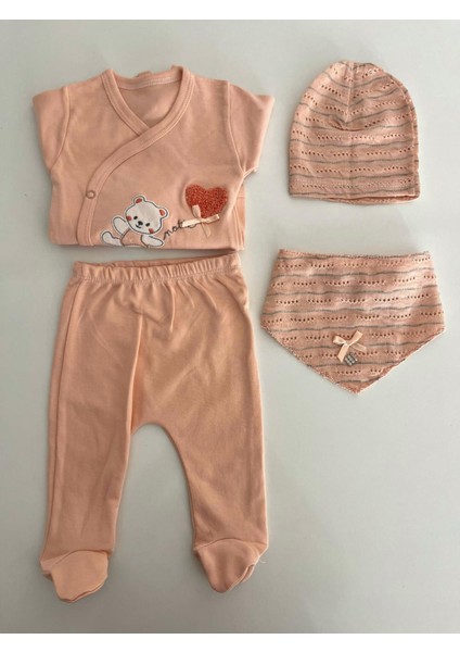 Kız Bebek Somon Hastane Çıkışı Set