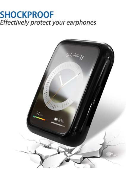 Huawei Watch Fit 2 Uyumlu Şeffaf Yumuşak Tpu Kasa Koruyucu indirimleri