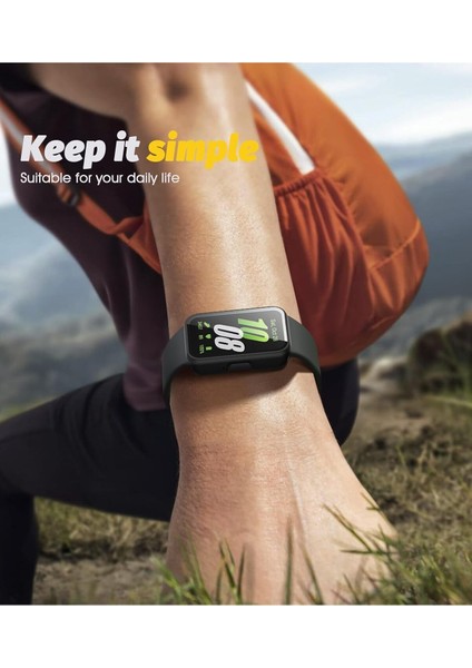 Huawei Watch Fit 3 Uyumlu 360 Tam Kapatan Kasa ve Ekran Koruyucu