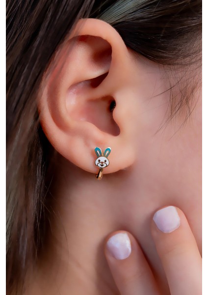 14 Ayar Altın Tavşan Çocuk Küpe fiyatları