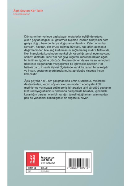 Aşık Şeytan Kör Talih - Emin Gürdamur fiyatları