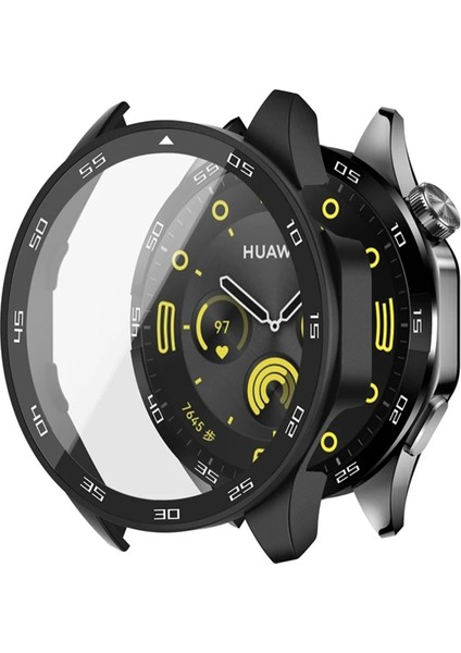 Huawei Watch Gt3 46MM Uyumlu Kasa ve Ekran Koruyucu 360 Tam Koruma Sert Pc Kasa Koruyucu