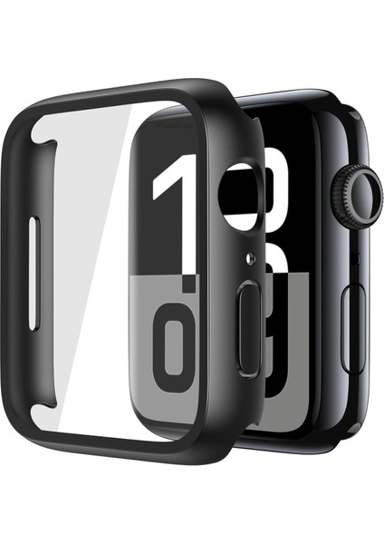 Apple Watch 10 46MM Uyumlu Sert Pc Kasa ve Ekran Koruyucu Kılıf