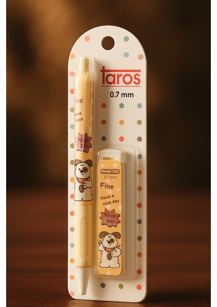 -Sevimli Köpek Puppy Okul Seti 0.7 Mekanik Uçlu Kalem + 20 Adet Yedek Uç fiyatları