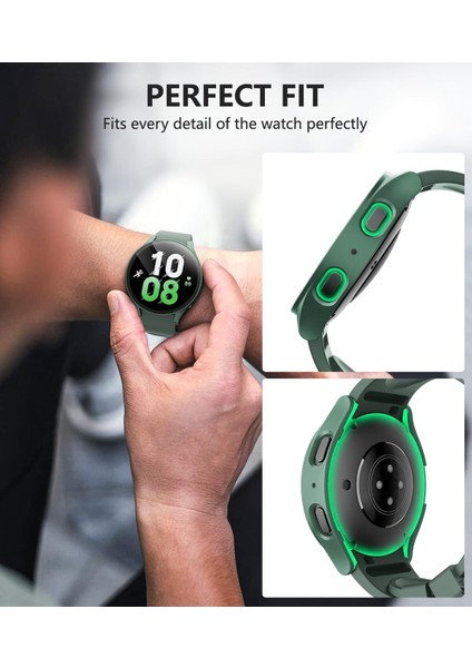 Samsung Galaxy Watch 7 44MM Uyumlu Sert Pc Kasa ve Ekran Koruyucu Kılıf indirimleri