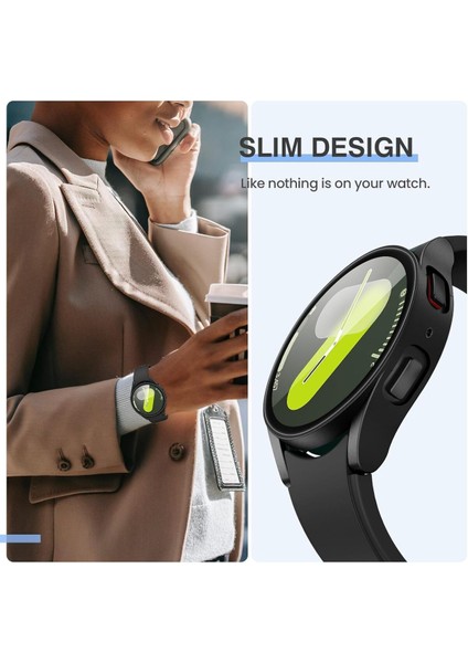 Samsung Galaxy Watch 7 40MM Uyumlu Sert Pc Kasa ve Ekran Koruyucu Kılıf fırsatları