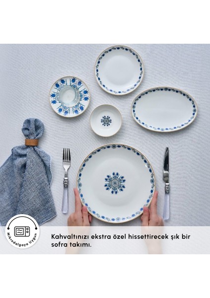 Forever Bone Iznik 26 Parça 6 Kişilik Kahvaltı Takımı fırsatları