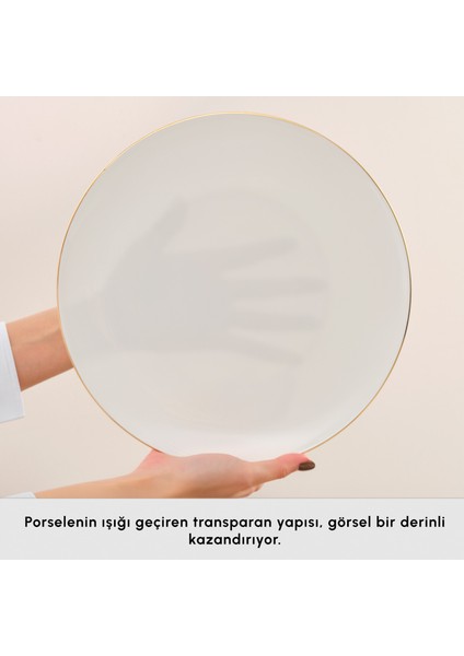 Red Carpet Collection Fine Pearl Extra Chanak 62 Parça 12 Kişilik Yemek Takımı Gold