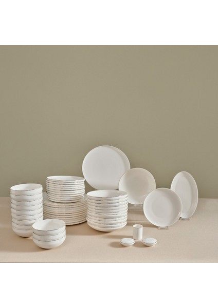 Stream Bone Merope 53 Parça 12 Kişilik Yemek Takımı Gold